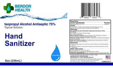 Hand Sanitizer packaging