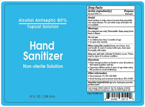 Alcohol Antiseptic 80% 포장