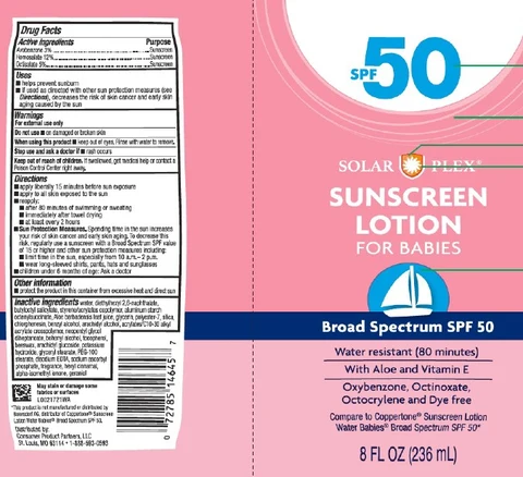 Sunscreen for Babies SPF 50 포장