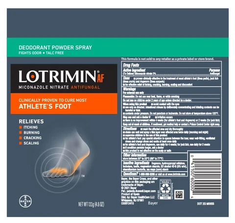 LotriminAF Deodorant packaging