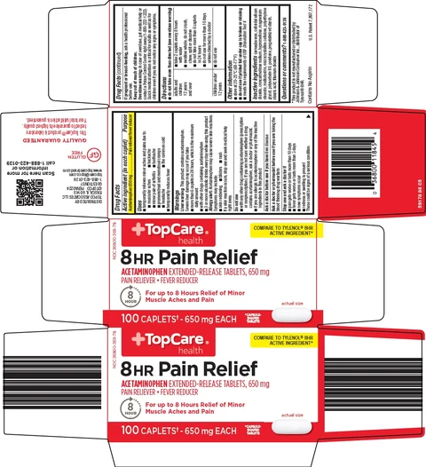 Topcare 8 Hour Pain Relief packaging