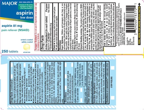 ASPIRIN LOW DOSE 포장