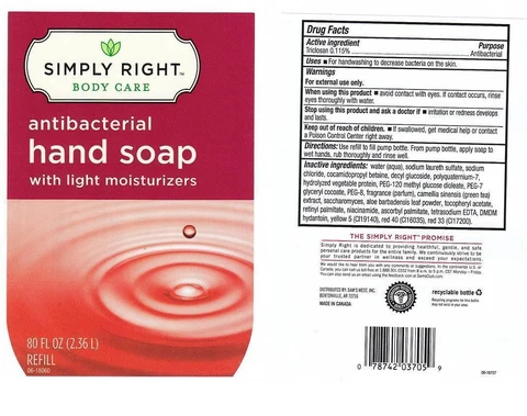 SIMPLY RIGHT BODY CARE 포장