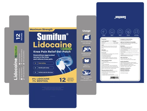 Knee Pain Relief Gel-Patch packaging