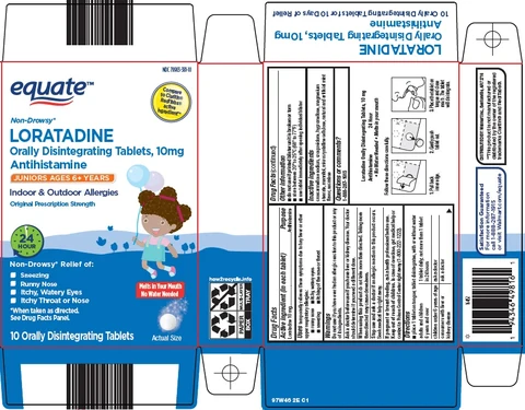 equate loratadine packaging