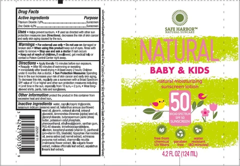 Safe Harbor Natural SuncareBroad Spectrum 포장
