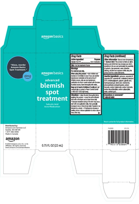amazon basics advanced blemish spot treatmentAcne medication packaging