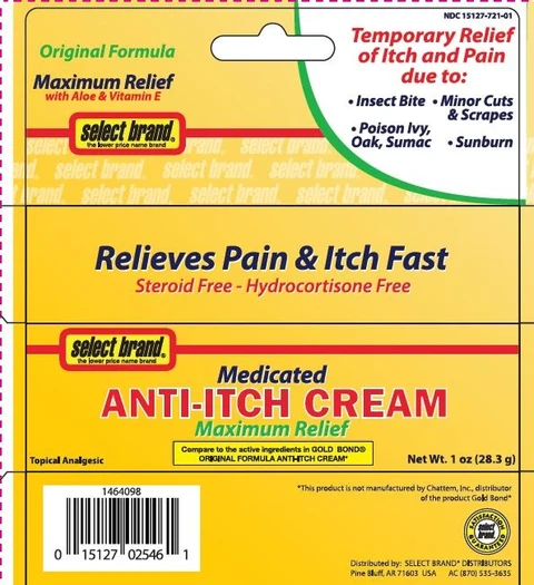 Select Brand Anti-Itch 포장