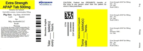 Acetaminophen packaging