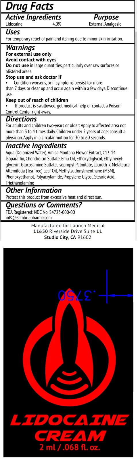 Lidocaine packaging