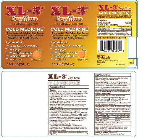XL-3 Day Time packaging