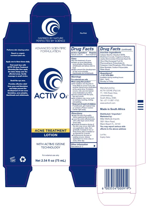 Activ O2 Acne Treatment 포장