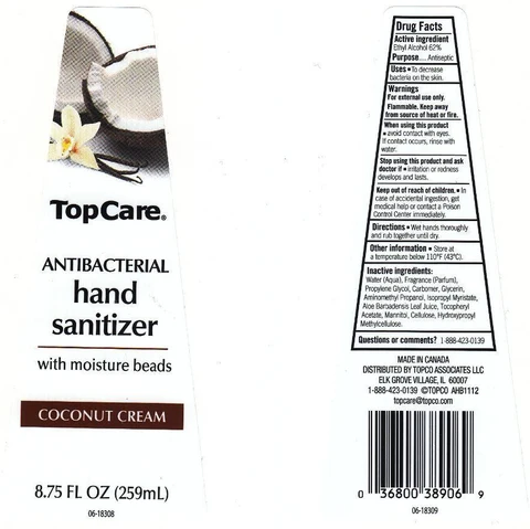 TOPCARECOCONUT CREAM 포장