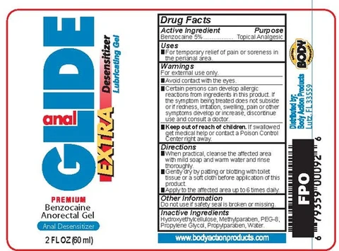 anal GLIDE packaging