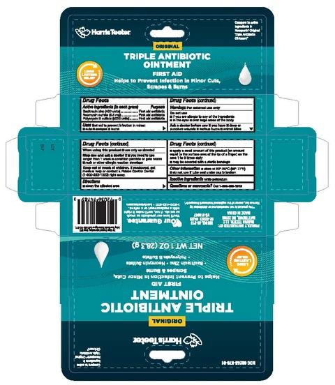 Harris Teeter Triple Antibiotic packaging
