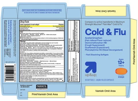 MAXIMUM STRENGTH COLD AND FLU 포장