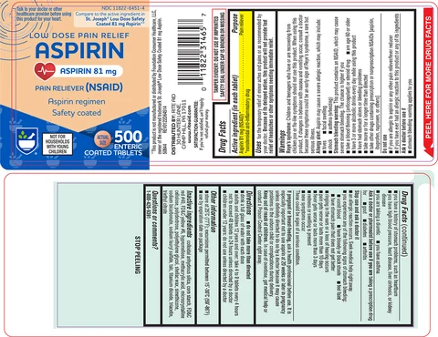 pain relief aspirinLow Dose 포장