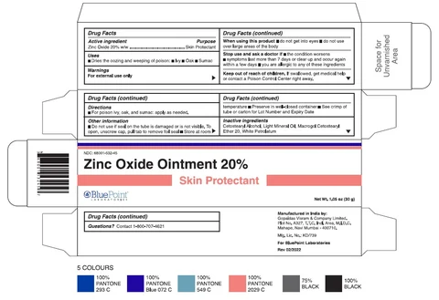 Zinc Oxide 포장