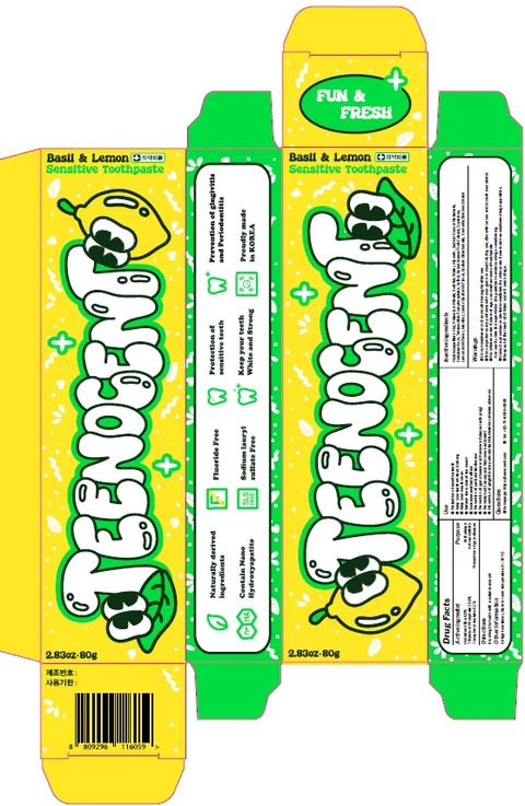 TEENOCENT SENSITIVE TOOTH 포장