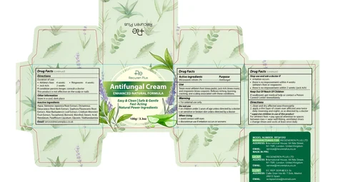 Recuren Plus Antifungal Cream 포장