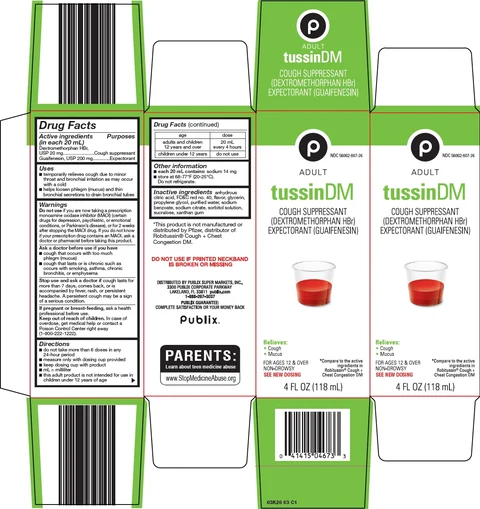 adult tussin dm packaging