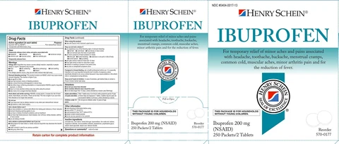 Henry Schein Ibuprofen 포장