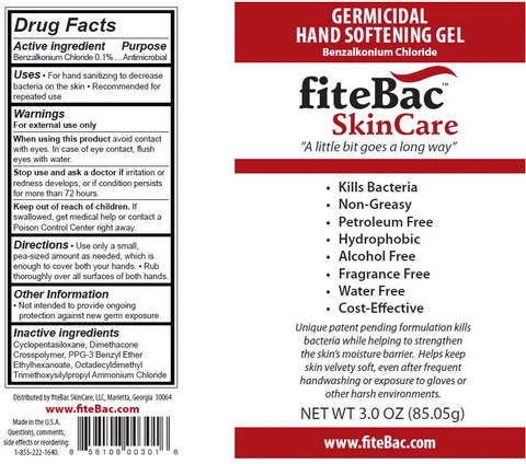 fiteBac SkinCare Germicidal Hand Softening packaging