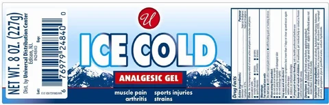 Ice Cold Analgesic Gel 포장