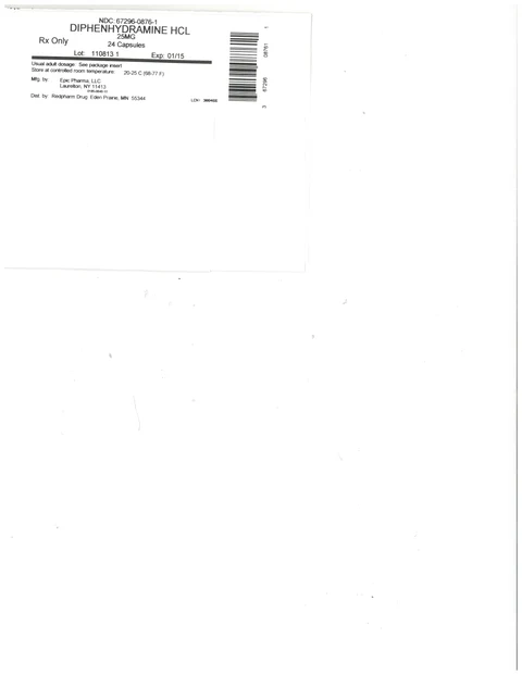 diphenhydramine hydrochloride packaging