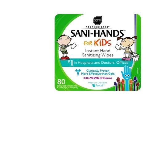 Sani Professional Brand Sani-Hands for KidsInstant Hand Sanitizing Wipes 포장