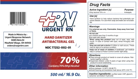 Hand Sanitizer packaging