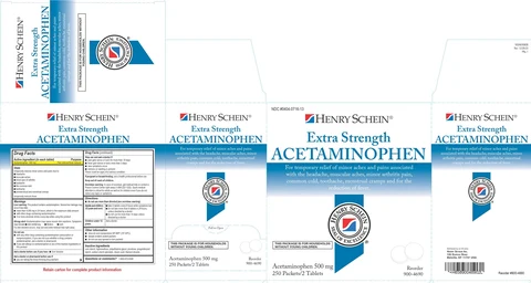 Henry Schein Acetaminophen 포장