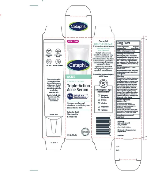 Cetaphil Gentle Clear Triple-Action Acne Serum 포장