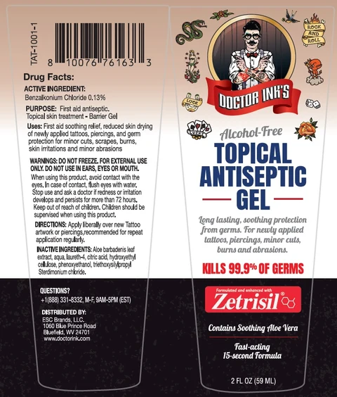 DOCTOR INKS TOPICAL ANTISEPTIC 포장