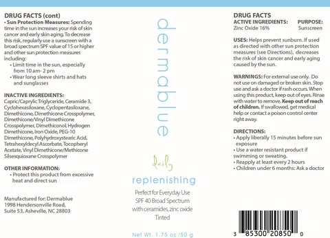 Dermablue Daily Replenishing 포장