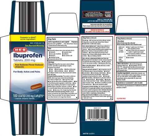 ibuprofen packaging