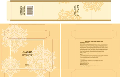 Belucie Luxury Timeless Golden Age Night 포장