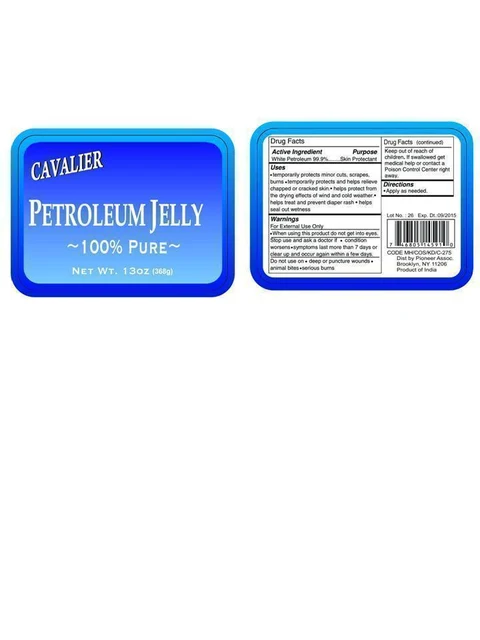 CAVALIER packaging