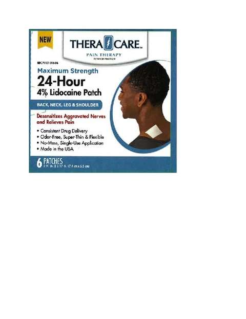THERA CARE 24hrs Lidocaine Patch 포장