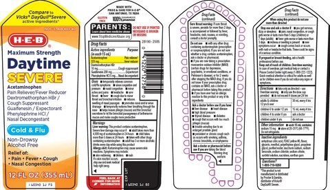 daytime severe cold and flu packaging