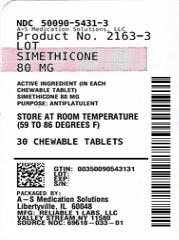 Simethicone 80 mg 포장