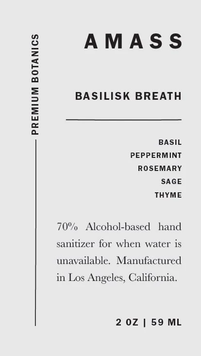 AMASS Basilisk Breath Sanitizer Liquid 포장