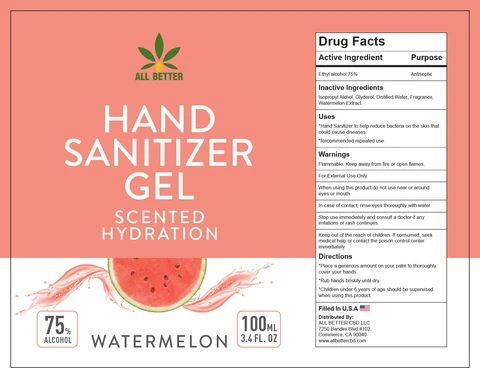 Hand Sanitizer 포장
