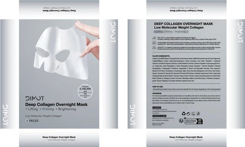 Deep Collagen Anti Wrinkle Lifting Mask 포장