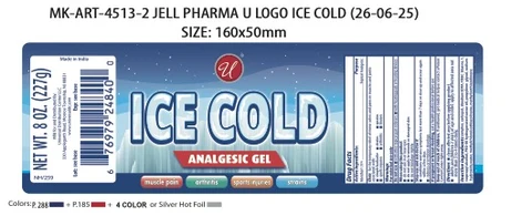 Ice GelICE COLD ANALGESIC 포장