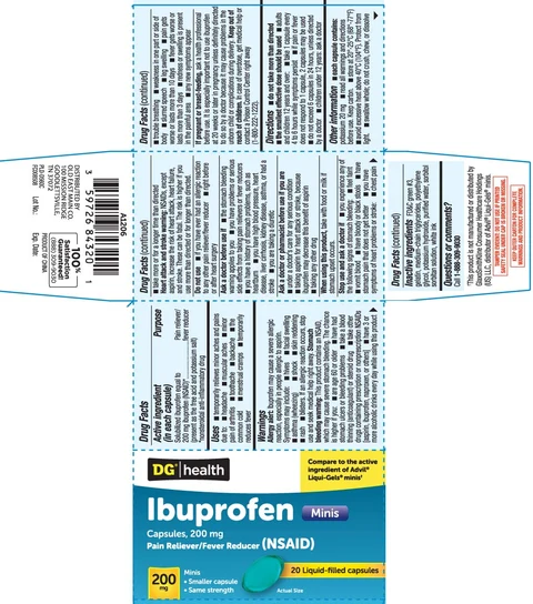 Ibuprofen minis 포장