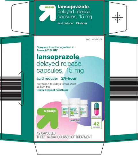 up and up lansoprazole 포장