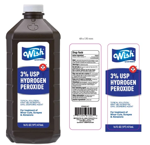 3% HYDROGEN PEROXIDE 포장