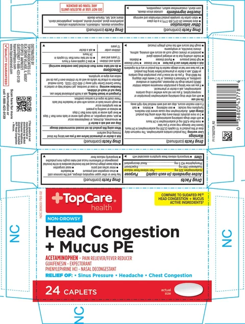 Head Congestion plus Mucus PE packaging