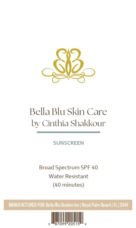 Bella Blu Skin Care Non Tinted Sunscreen 포장